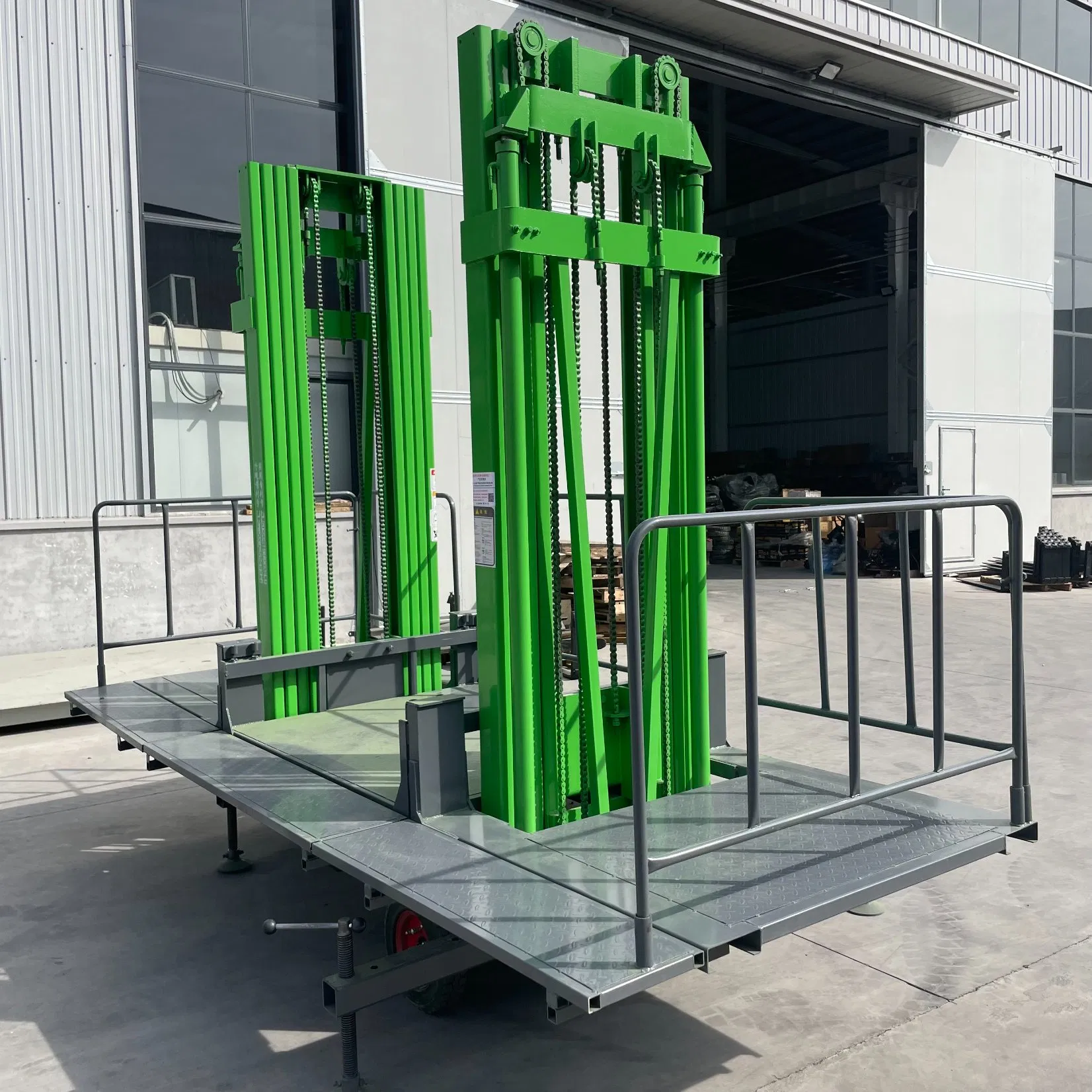 High Quality Vertical Mast Lift, Mobile Electric Hydraulic Lift for Construction Masonry Work, Reliable Aerial Work Platform Lift for Sale