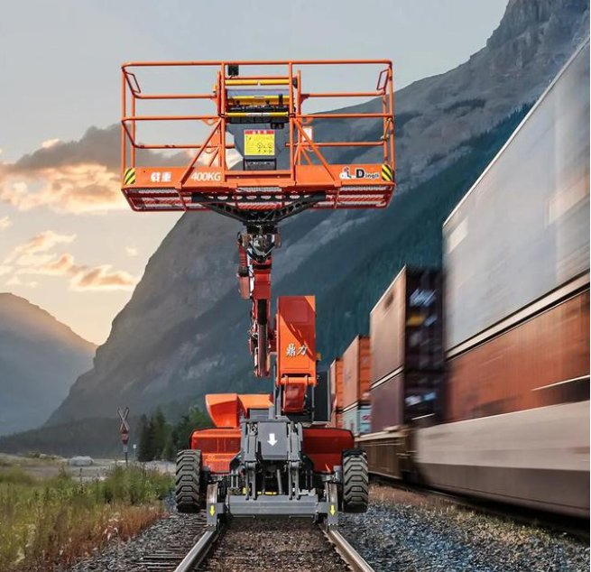 Dingli 16m Rail-Mounted Aerial Working Platform for Railway Articulated Boom Lifts