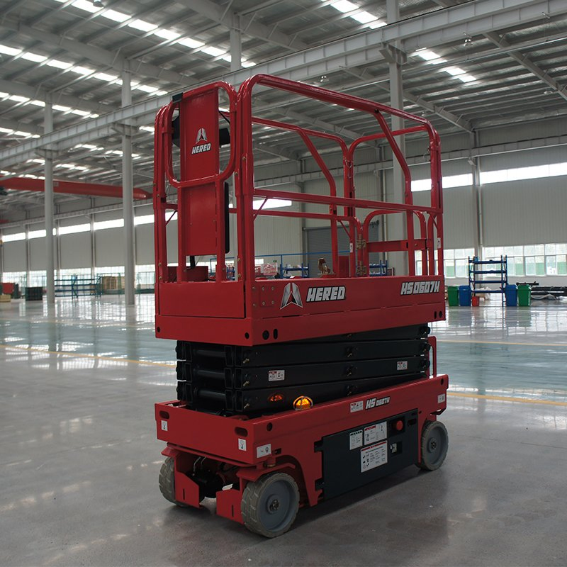 Electric Mobile Scissor Lift 8m Self Propelled Aerial Work Platform Manlift with CE Certification
