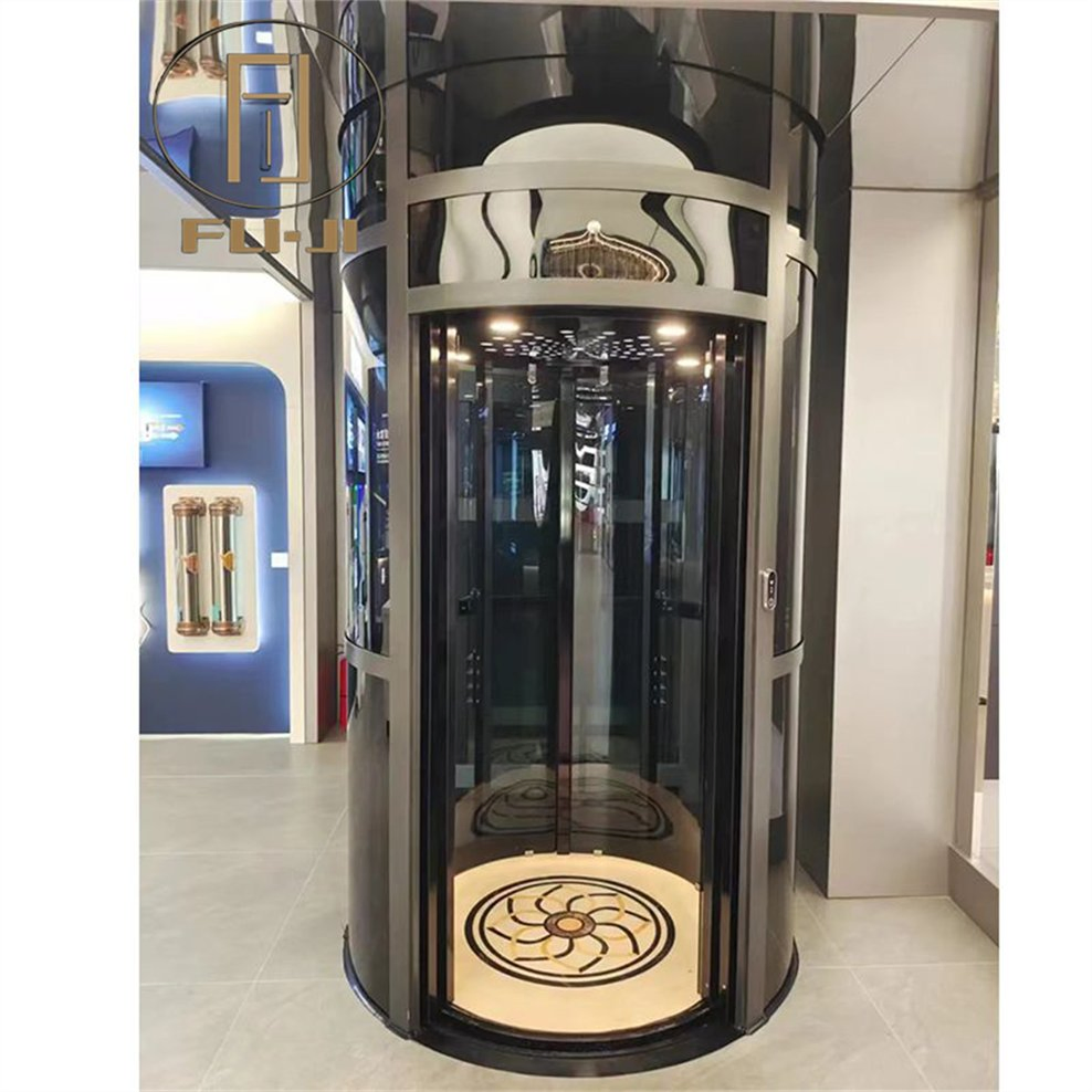 Automatic Home Small Elevator Panoramic Villa Lift with Modern Design