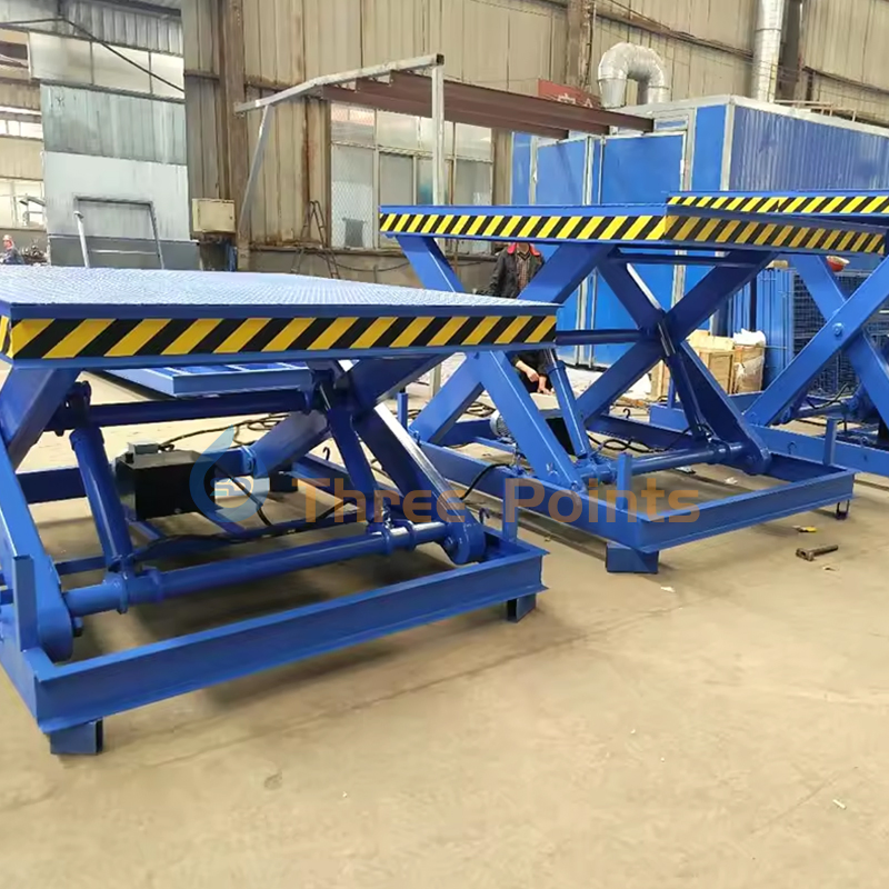 High Quality Hydraulic Fixed Scissor Cargo Lift Rotating Platform in Floor 1000kg Vertical Electric Scissor Platform Lift Table