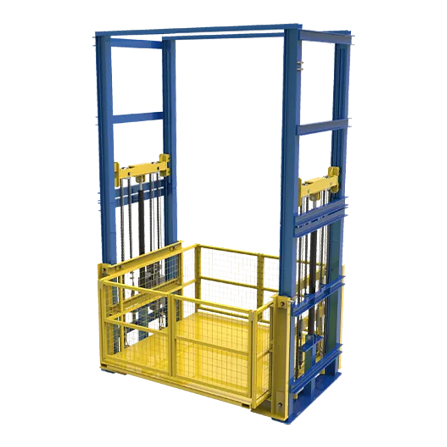 3 Floor Freight Elevator Hydraulic Cargo Lift