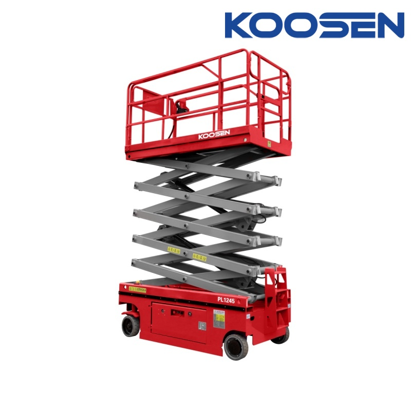 Versatile Electric Scissor Lift Table with Adjustable Safety Rails