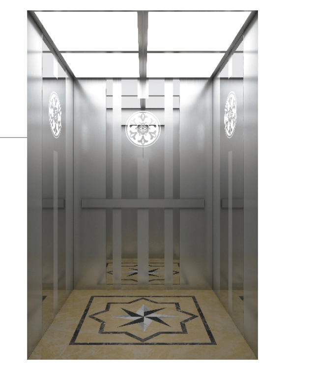 FUJI Passenger Elevator Home Elevator Commercial Elevator with Hairline Stainless Steel Elevator