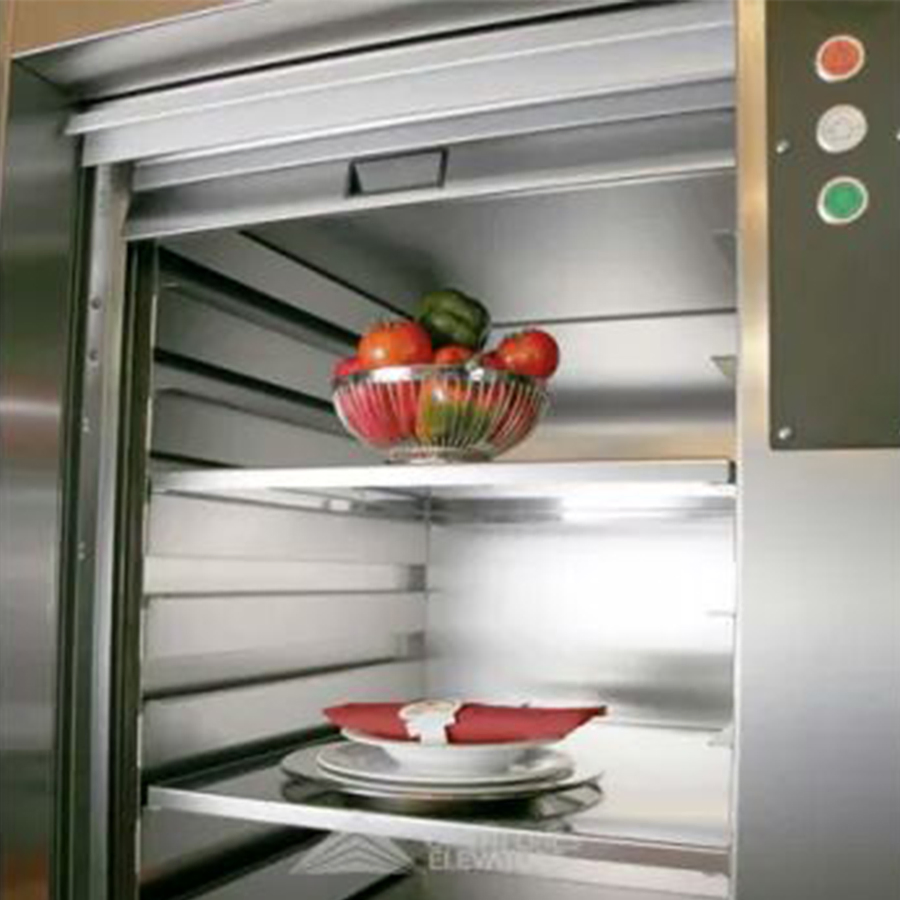 Electric 2 Stops 150kg Library Kitchen Food Elevator Lift Dumbwaiter