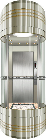 Outdoor Glass Mirror Panoramic Sightseeing Elevator Lift Manufacturer