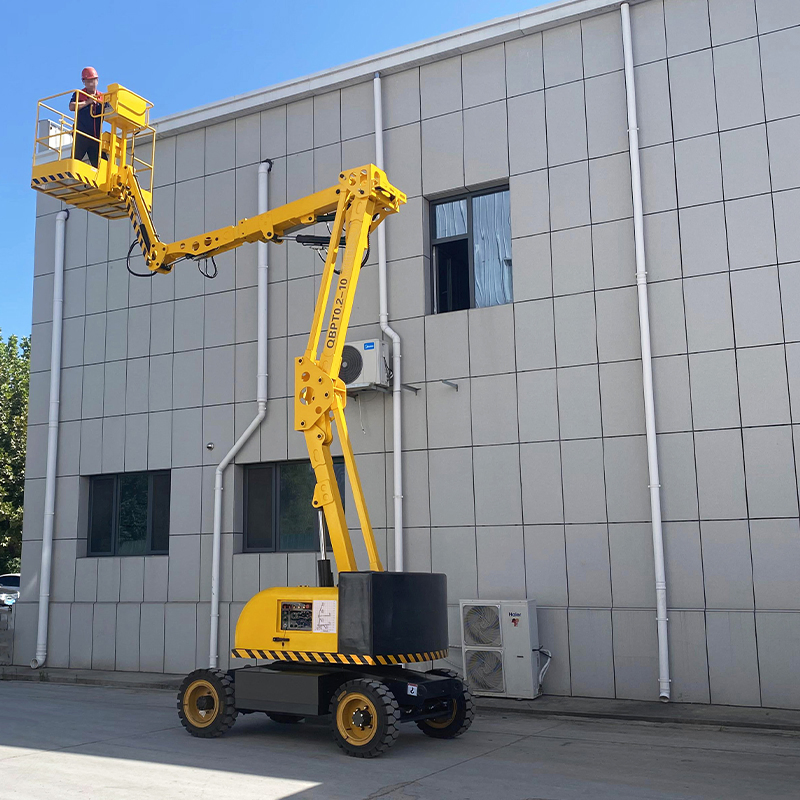Intelligent Anti-Tilt Articulated Boom Lift with Real-Time Safety Monitoring Alarm System