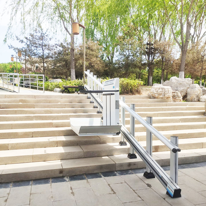 New Design Curved Stair Lift Used for Disabled Person/Inclined Wheelchair Lift Seat Lift