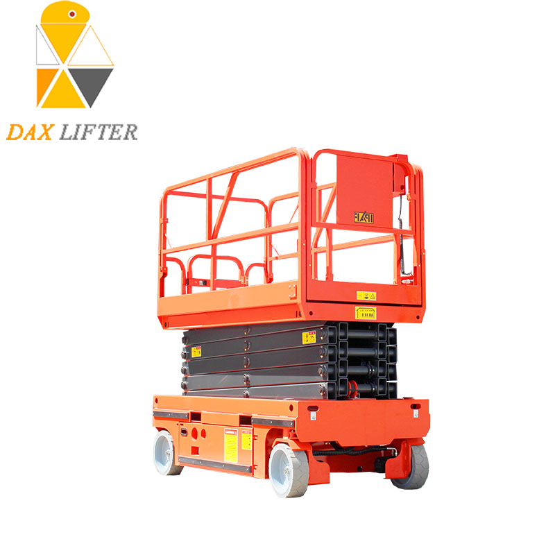 Self Propelled Mini One Two Man Lift Battery Hydraulic Electric Aerial Mobile Scissor Lift