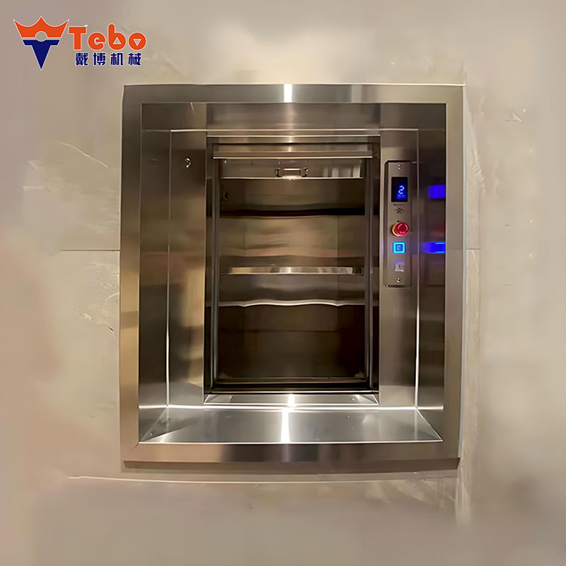 Commercial Dumbwaiter with Fire-Rated Doors for Floor Loading Use