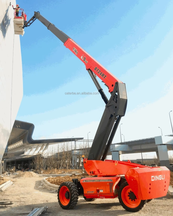 Bt24rt Dingli Brand Aerial Work Platform Boom Lift Telescopic Boom Lift Construction Equipment