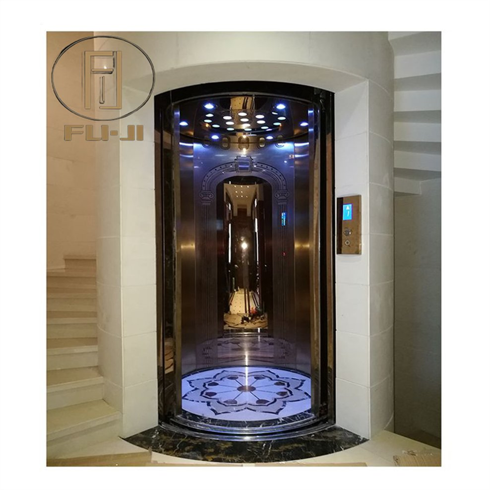 Automatic Home Small Elevator Panoramic Villa Lift with Modern Design