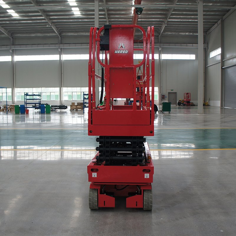 Electric Mobile Scissor Lift 8m Self Propelled Aerial Work Platform Manlift with CE Certification