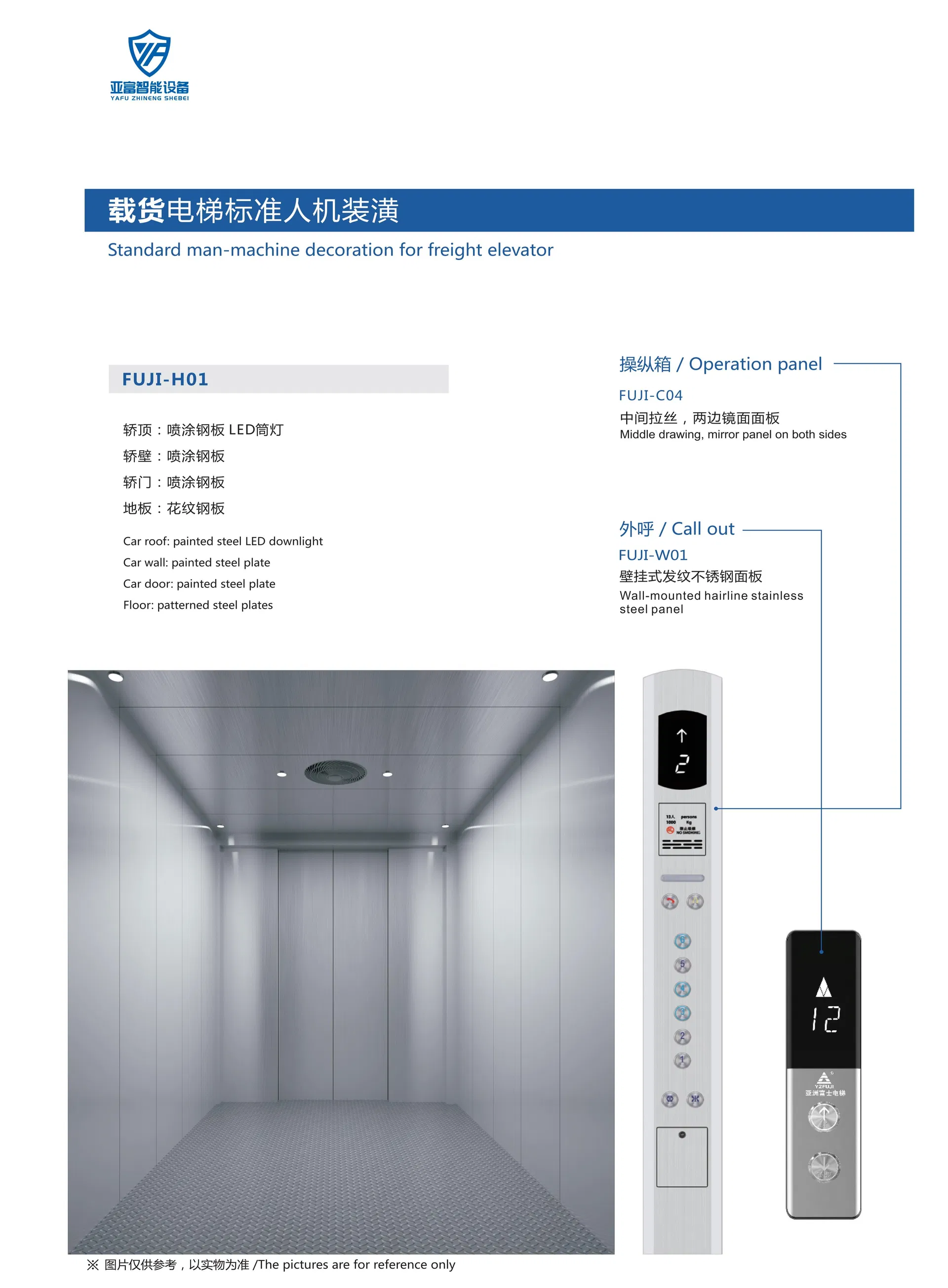 Specification Chart 1