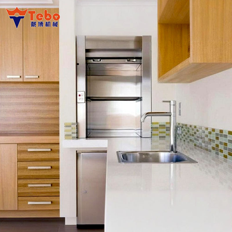 Commercial Dumbwaiter with Fire-Rated Doors for Floor Loading Use