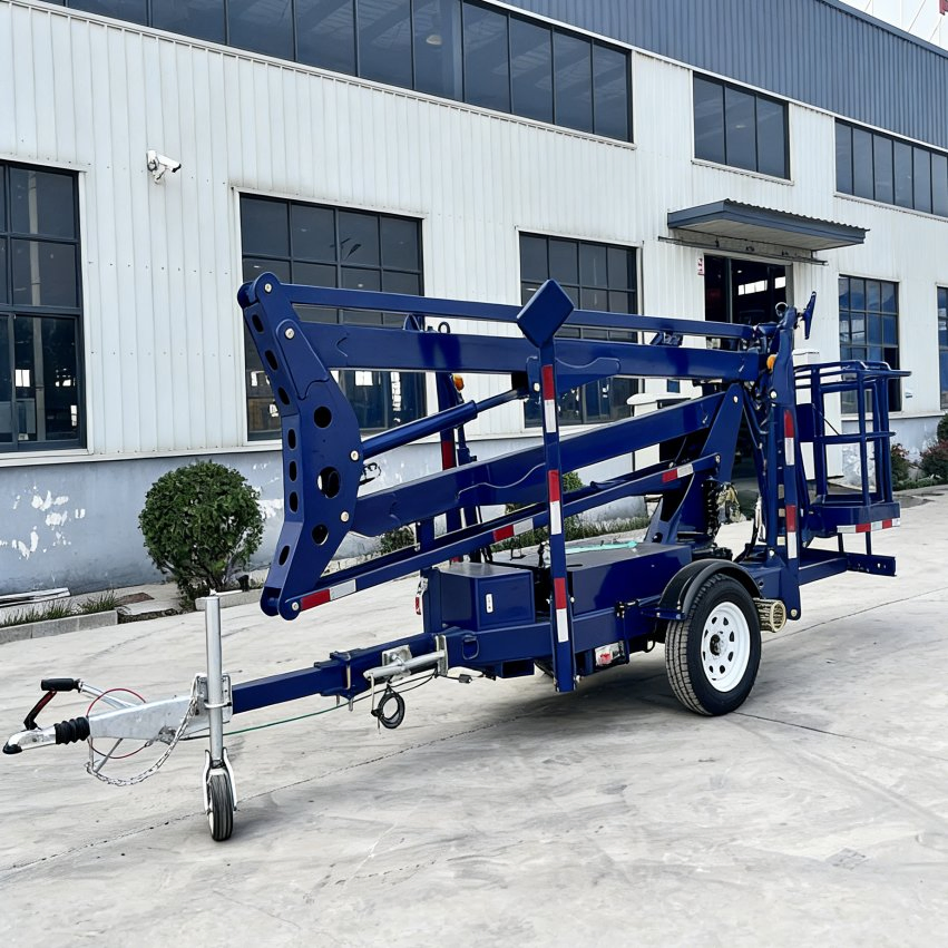 Towable Boom Lift Self Walking Trailer Hydraulic Boom Lift Telescopic Boom Lift with CE Certification and Favorable Price 10m12m14m16m18m20m22m24m