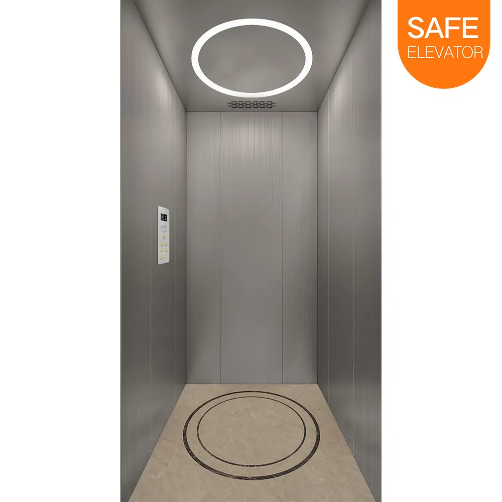 Customized Vvvf Machine Room Passenger Residential Commercial Cheap Building Lift Elevator