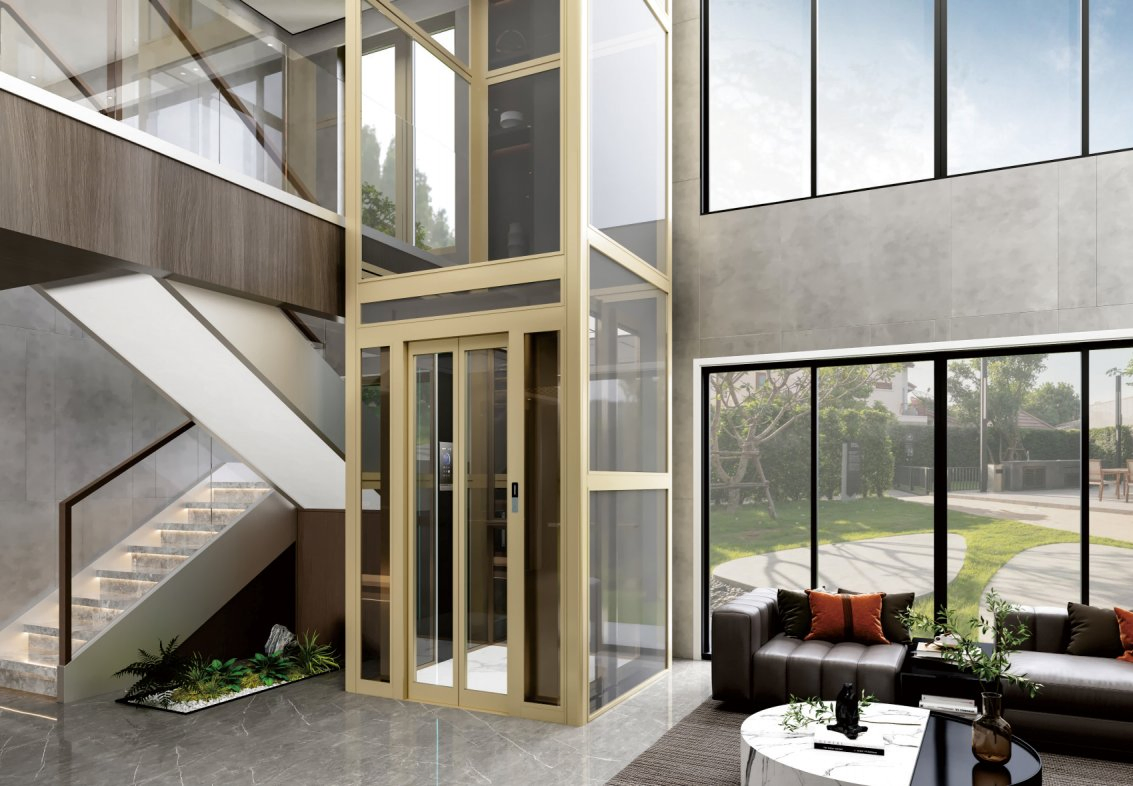 Commercial Passenger Home House Villa Hotel Obsevation Panoramic Elevator Lift