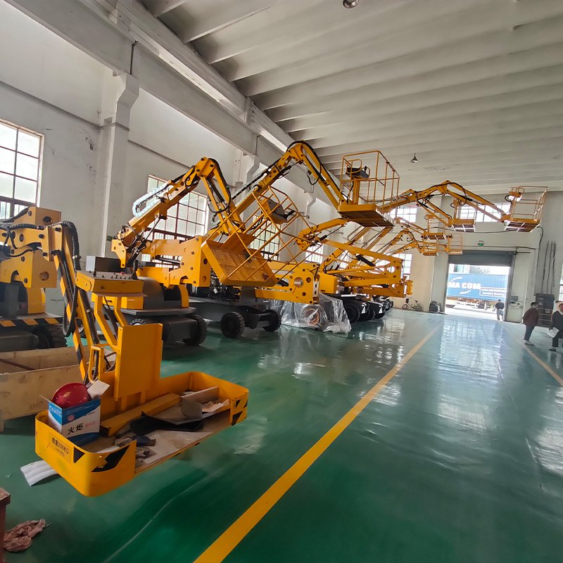 Intelligent Anti-Tilt Articulated Boom Lift with Real-Time Safety Monitoring Alarm System