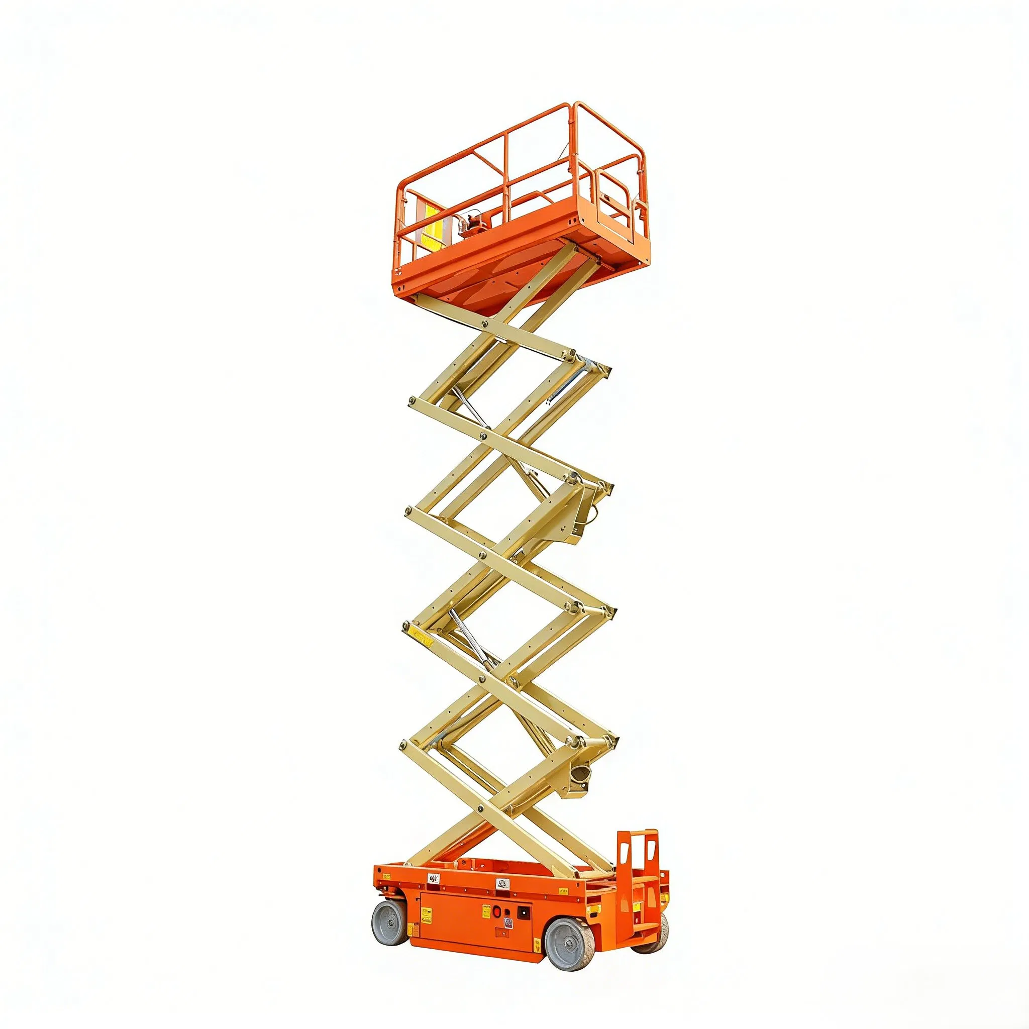 Electric Scissor Lift, CE Certified, Hydraulic Mobile Lift for Safe High-Level Aerial Work Platforms
