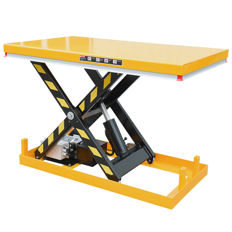 High-Strength Steel 1ton 2ton 4ton EU Standard Heavy Duty Stationary Electric Hydraulic Scissor Lift Table for Material Lifting