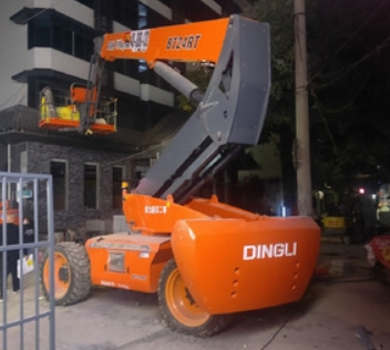 Bt24rt Dingli Brand Aerial Work Platform Boom Lift Telescopic Boom Lift Construction Equipment