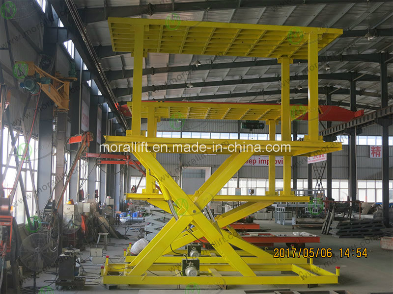 Hydraulic Scissor Home Car Lift with Double Deck