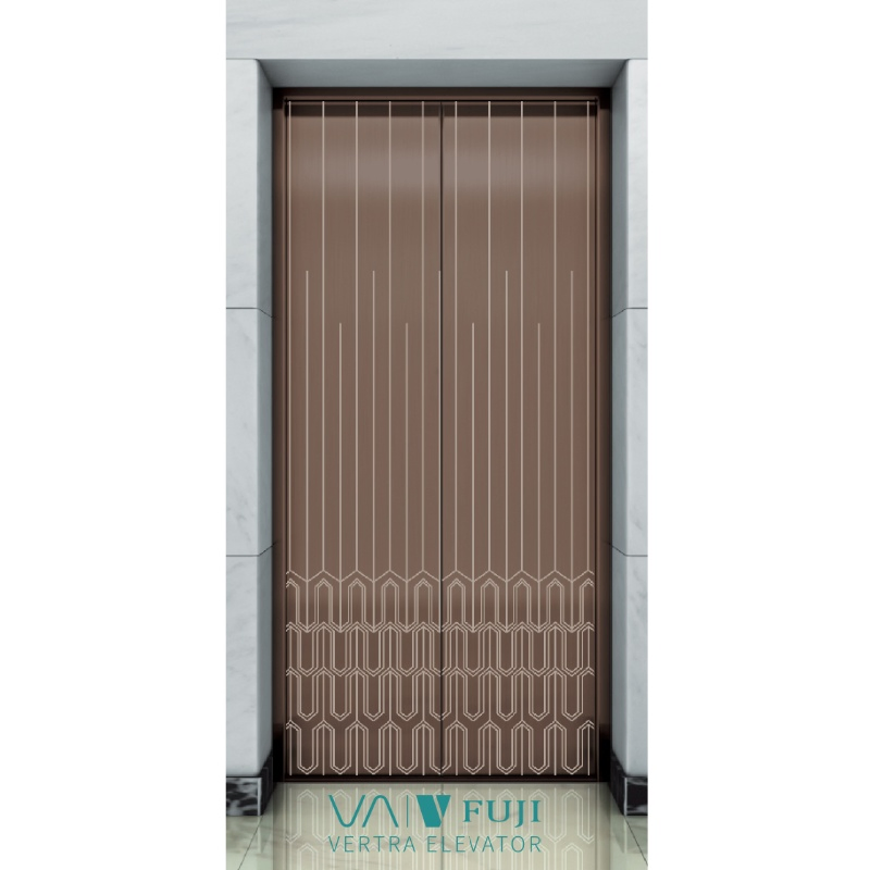 Vvvf 0.4m/S 450kgs Cheap Small Villa Panoramic Lift Door