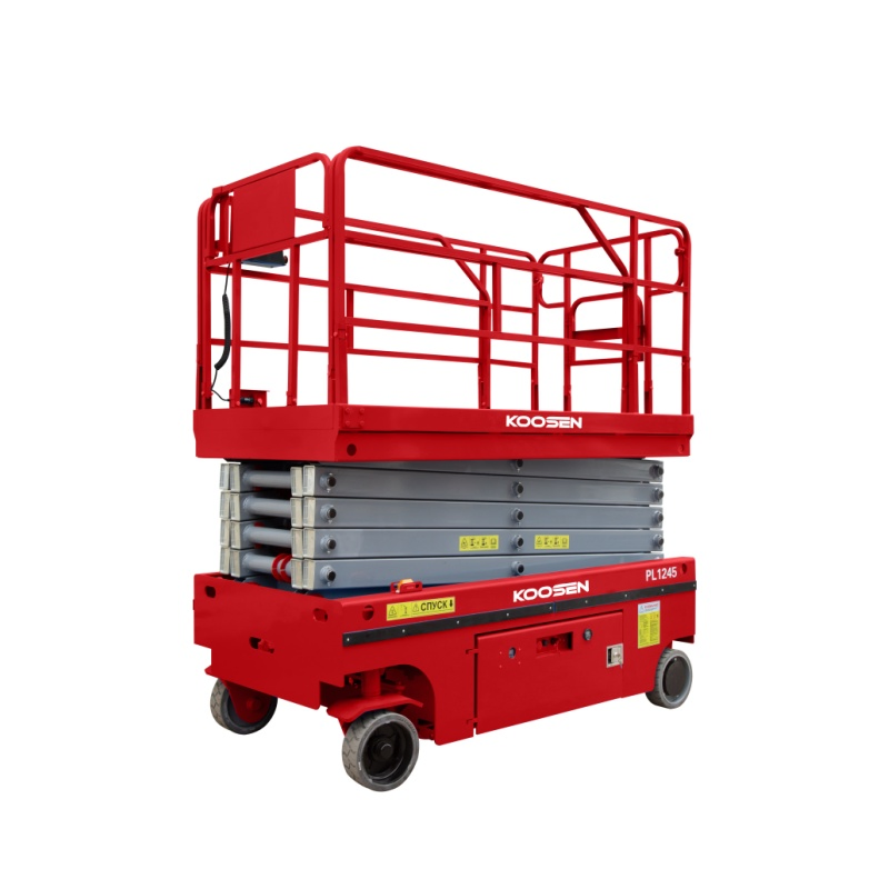 Versatile Electric Scissor Lift Table with Adjustable Safety Rails