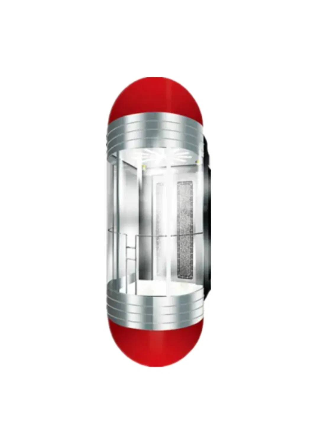 Automotive Panoramic Elevator Lift Price with Solid Glass