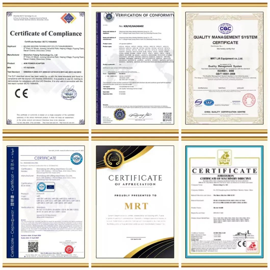 Certifications Display