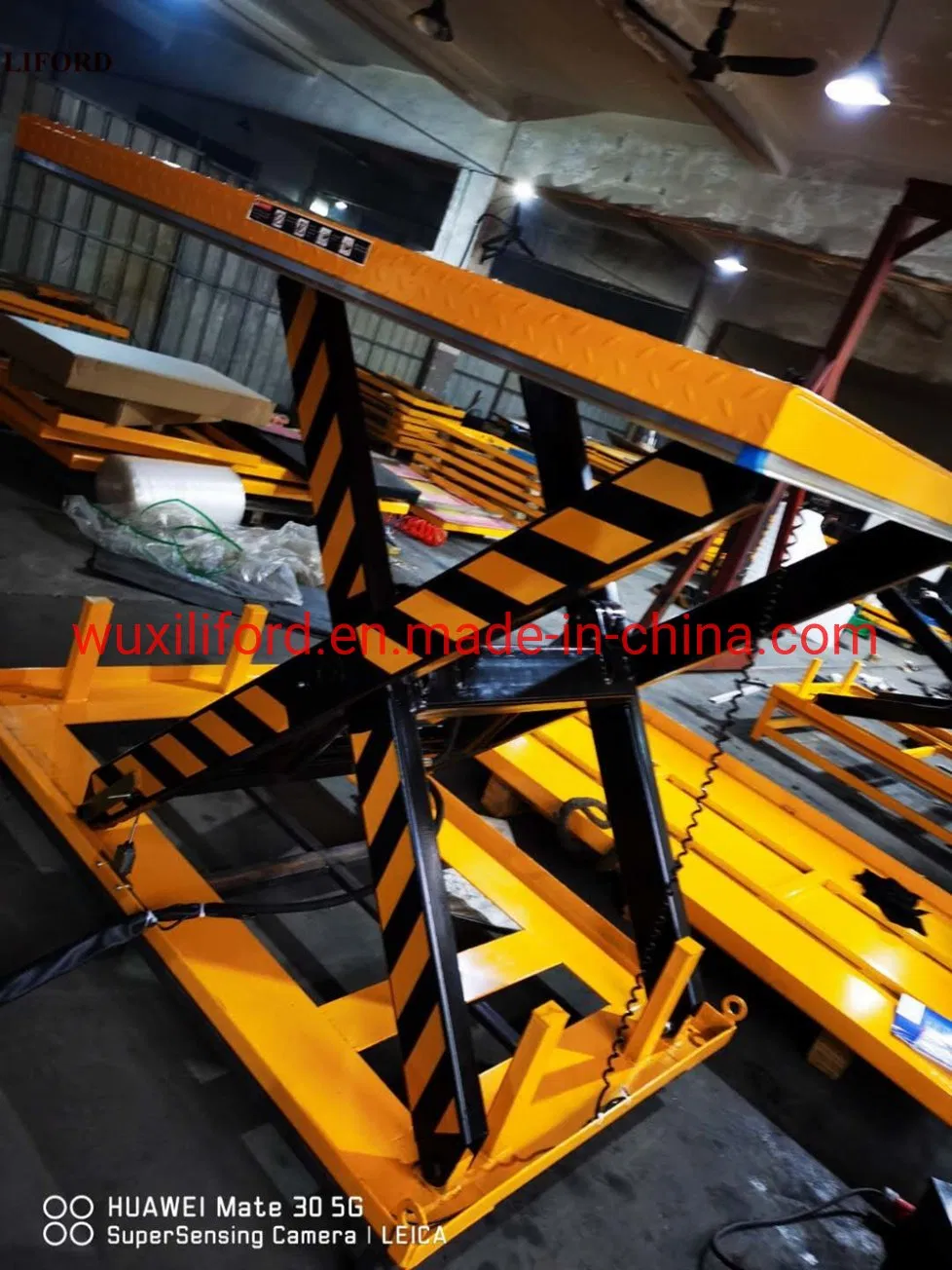 Chinese Manufacturer Electric Scissor Lift Hw2008 Hydraulic Electric Lift Table AC Powered Stationary Scissor Lifting Platform Fixed Scissor Lift Table 2000kg