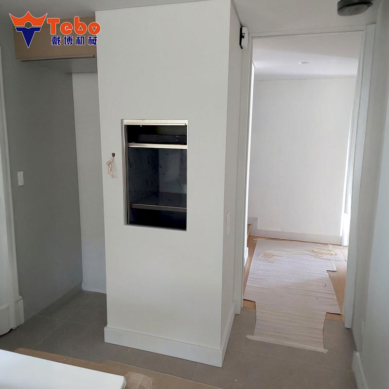 Small Cargo Elevator Dumbwaiter Lift with Motorized System for Food Transport