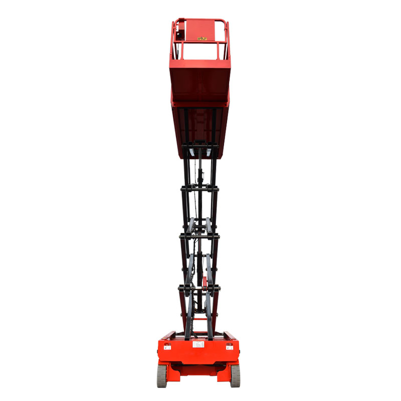 Compact Hydraulic Electric Scissor Lift for Indoor Use
