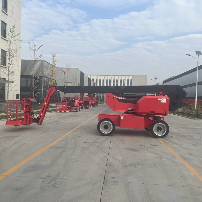 20m 22m Towable Articulated Cherry Picker Spider Boom Lift for Aerial Access