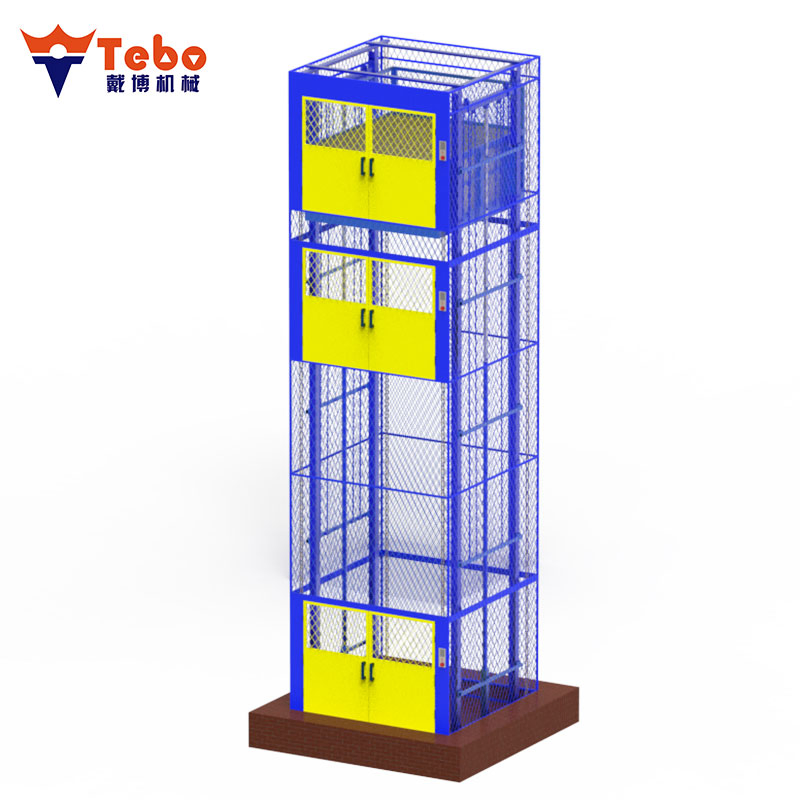 CE Industrial Warehouse Vertical Hydraulic Freight Cargo Lift Table Electric Goods Elevator Platform for 5ton 10ton