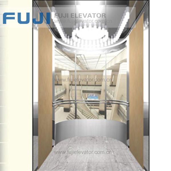 Customizable Panoramic Passenger Elevator Advanced Round Glass Lift