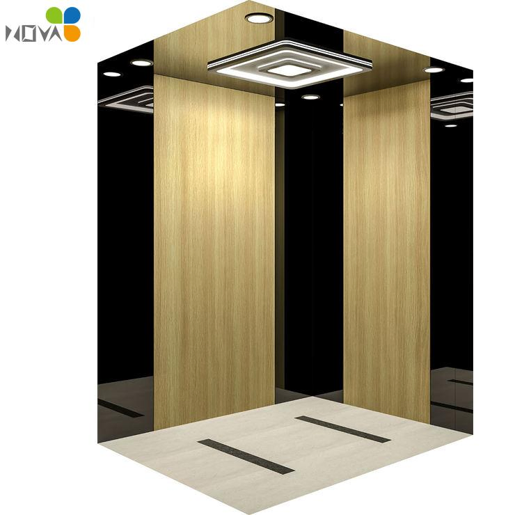 Large Space 400kg Silent Stainless Hot Sale Vvvf Control Lift Passenger Elevator