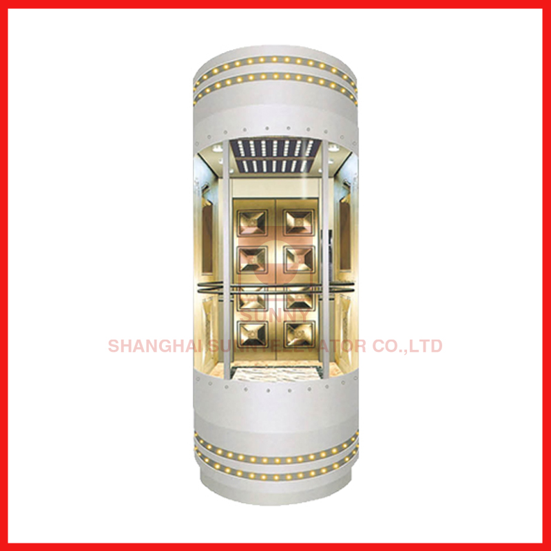 Passenger Product Panoramic Sightseeing Glass Elevator Lift