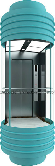 Outdoor Glass Mirror Panoramic Sightseeing Elevator Lift Manufacturer