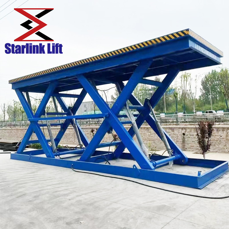 CE Certified 2-Ton/3-Ton/5-Ton/10-Ton/15-Ton Heavy-Duty Scissor Cargo Lift, Fixed Scissor Freight Elevator, Custom Electric Hydraulic Fixed Scissor Lift