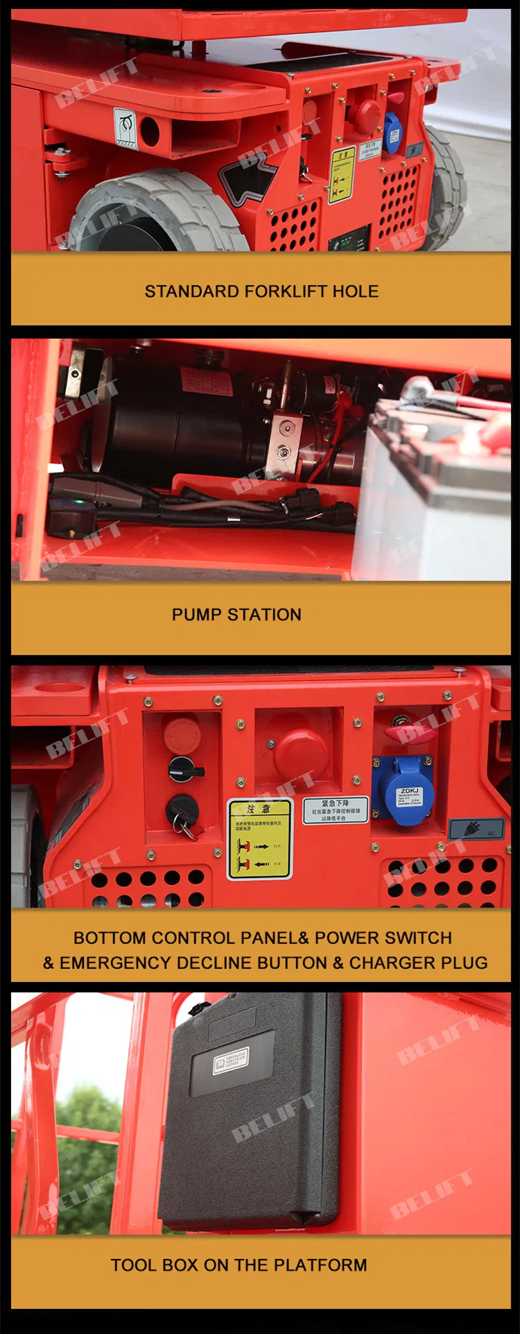 Vertical Mast Lift Detail 4