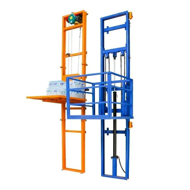 Wholesale Work Platform Lifts Single Guide Rails Cargo Lift Hydraulic Cargo Elevator Freight Elevator