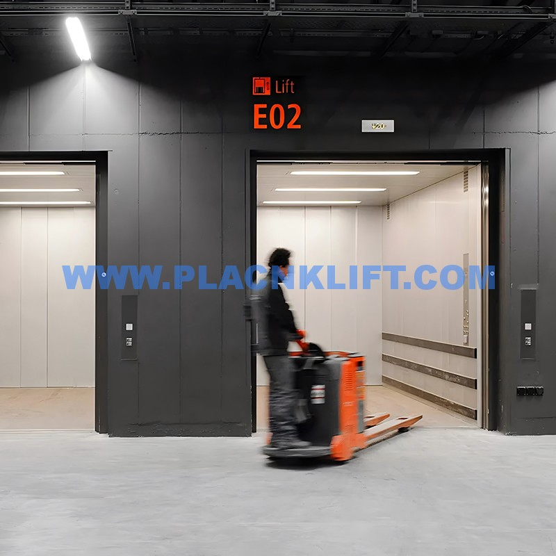 Traction Freight Lift with Anti-Vibration Design, Precision Equipment Transport