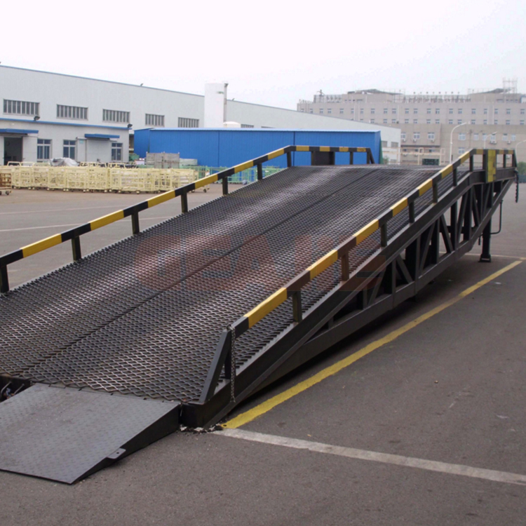 10 Ton Mobile Hydraulic Dock Container Loading Mobile Yard Ramp