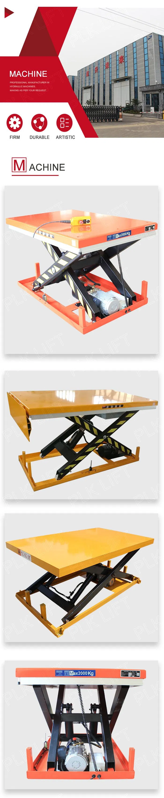 Scissor Lift Table Detail 2