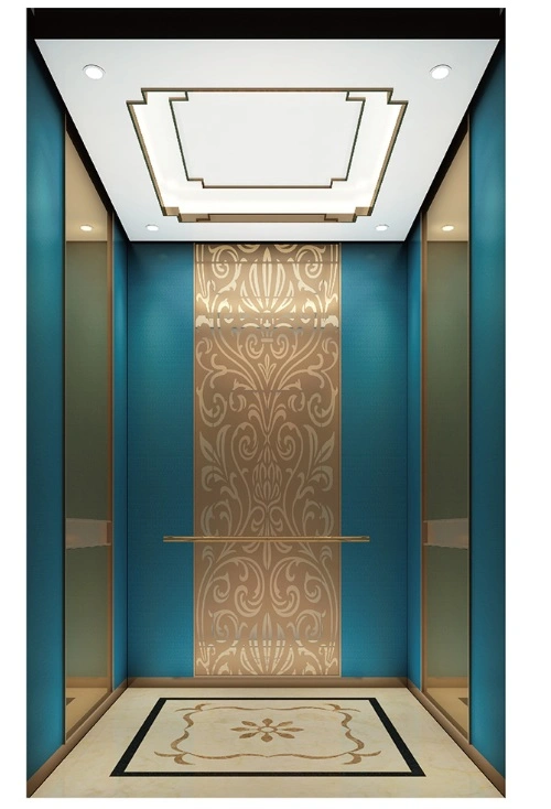 China Gearless Residential Villa Panoramic Sightseeing Observation Freight Car Goods Service Cargo Home Lift Passenger Elevator