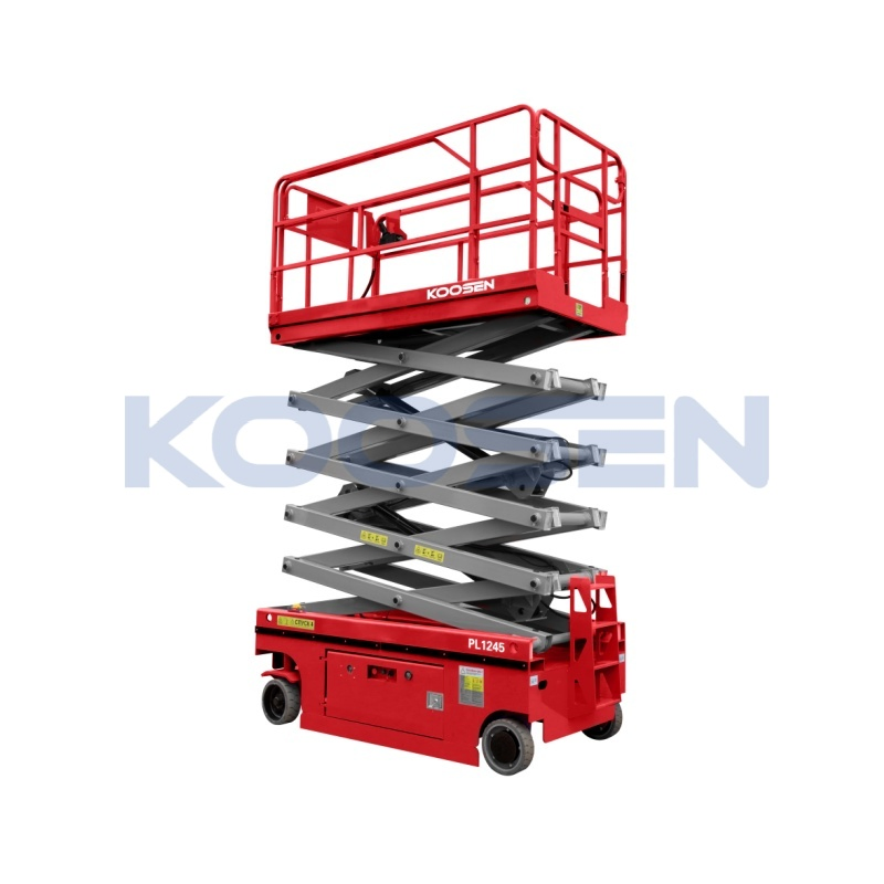 Versatile Electric Scissor Lift Table with Adjustable Safety Rails