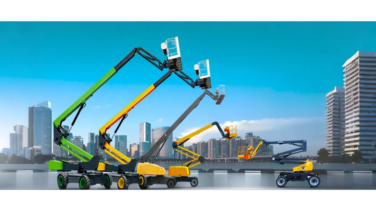 Towable Articulated Spider Boom Lift