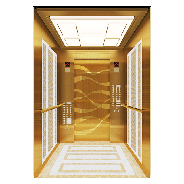 Large Space 400kg Silent Stainless Hot Sale Vvvf Control Lift Passenger Elevator